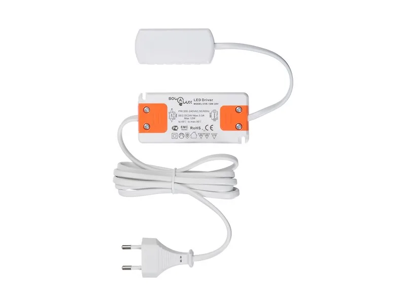 Solalux CVS-12W-24V Slim — Блок питания 12 Вт в тонком корпусе