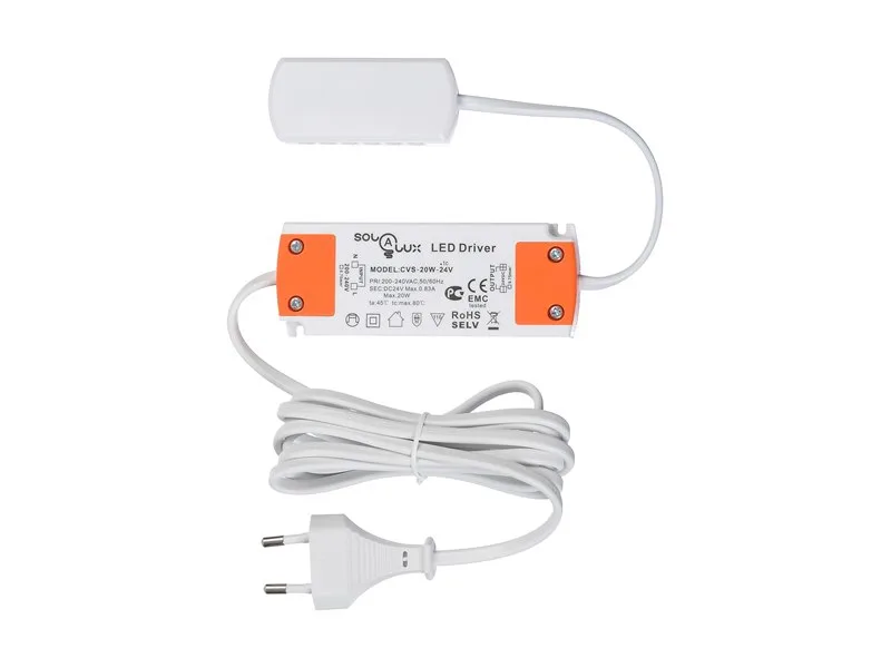Solalux CVS-20W-24V Slim — Блок питания 20 Вт в тонком корпусе